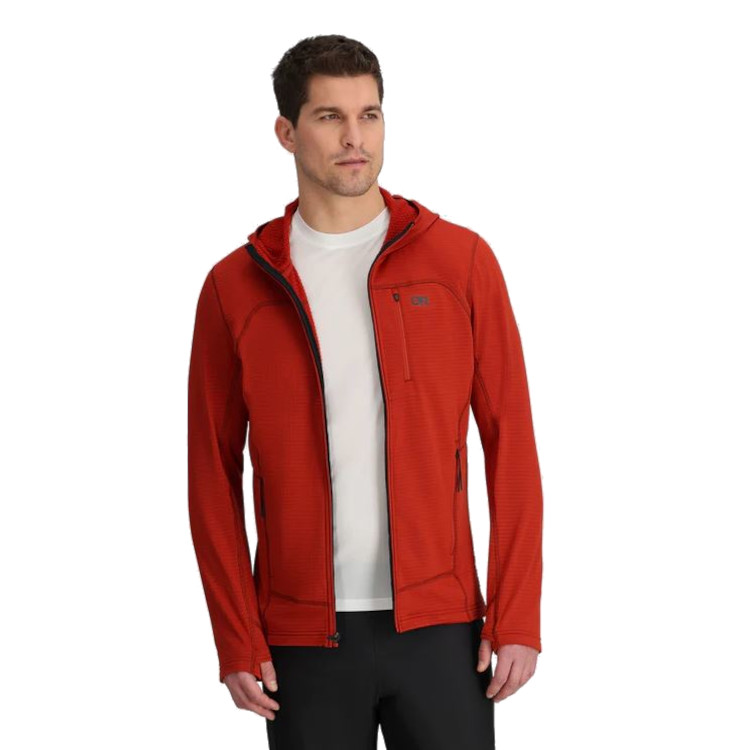 Outdoor Research Vigor Grid Fleece Full Zip Hoodie – Men’s